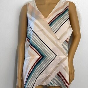 White House black Market blouse top size L